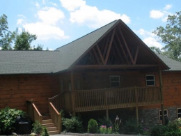 Gatlinburg cabin rental w Smoky Mountain views, Wi-Fi, Hot Tub, Game Room, 4 MBR Suites. The Gatlinburg Lodge at SmokyMountainViews.com has over 4,000 sq ft, and awesome views of The Great Smoky Mountains National Park.
